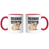 Friends Not Food Tasse Rot Vegan Vegetarier Geschenkidee Produktbild-Vorschau 3