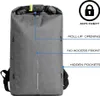 Bobby Urban Lite Anti-Diebstahl Rucksack Grau Produktbild-Vorschau 2