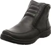 A black leather boot on a white background. Náhľad obrázku produktu