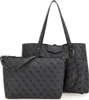 GUESS Dámská kabelka přes rameno Eco Brenton Coal Logo Náhled obrázku produktu 34