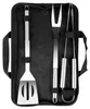 Vilde | Set posate da barbecue in acciaio inox 3 pezzi - Anteprima dell’immagine prodotto 3