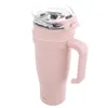 Orion | Thermobecher - Mit Griff - Edelstahl - Rosa - 1,2 L Produktbild-Vorschau 3