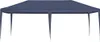 A blue party tent with a metal frame, shown from the front. Náhľad obrázku produktu