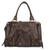 Damen Schultertasche aus bedrucktem Wildleder mit Produktbild-Vorschau 5