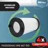 McFilter | 4 Hepafilter geeignet für AEG CX7-2 & QX8 Produktbild-Vorschau 6