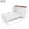 Merax opklapbed 140x200 cm met opbergruimte, uitschuifbaar Productafbeelding-voorbeeld 8