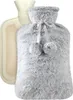 Wärmflasche, 2 L Bettflasche mit Bezug, Weiche Flauschige Produktbild-Vorschau 1