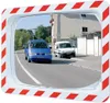 SPL Verkehrsspiegel H800xB1.000mm Kunststoff,rot/weiß f.2 Produktbild-Vorschau 1