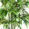 Bambù Pianta Albero Artificiale Plastica con Legno Naturale Anteprima dell’immagine prodotto 5