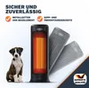 Monzana Stufa 2000W 15-40° Timer Telecomando Oscillazione Anteprima dell’immagine prodotto 4