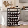 HOMCOM Stojak na wino na 30 butelek Stojak na butelki Podgląd zdjęcia produktu 2