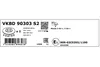 2x SKF Bremsscheibe VKBD 90303 S2 für MAZDA 5 (CR19) 3 (BK) Produktbild-Vorschau 3