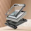 An exploded view of a phone case for a Samsung Galaxy Z Flip6. Produktbild-Vorschau