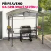Pavilon na grilování Asado 2,4x1,5x2,34 m - šedý Náhled obrázku produktu 9
