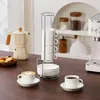 MALACASA 6-tlg Tassen Set, Porzellan Set, Kaffeetasse mit Produktbild-Vorschau 4