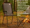 Outdoor Campingstuhl Leichtgewicht klappbar Stuhl für Produktbild-Vorschau 6