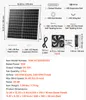 Ventilatore solare SucceBuy da 15 W, pannello solare da 12 Anteprima dell’immagine prodotto 7