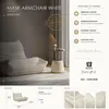 Fotel Mask White – tapicerka Bouclé z wypełnieniem Podgląd zdjęcia produktu 18