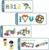 110 magnetische bouwstenen, STEM Montessori speelgoed voor Productafbeelding-voorbeeld 6