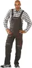 Planam Latzhose Basalt Gr. 106 oliv/rot Produktbild-Vorschau 2