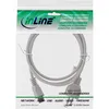 InLine Netzkabel für Notebook, 3pol Kupplung, grau, 1,8m, Produktbild-Vorschau 2