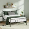 MODFU Kovová postel rám 140 × 200 s čelem, Manželská postel Náhled obrázku produktu 3