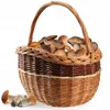 KADAX Panier en osier pour champignons, panier ovale pour Voir les images du produit 1