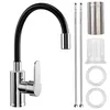 Wasserhahn Küche mit Flexibler Auslauf, Spültischarmatur Produktbild-Vorschau 4