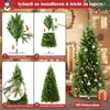 TRMLBE Kerstboom, kunstmatig, 180 cm, groene dennenboom, Productafbeelding-voorbeeld 3