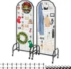 VEVOR Gitterwandpaneele Gitterwand 60 x 164 cm 2 Stk. Produktbild-Vorschau 1