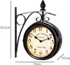 MONZANA® Horloge Murale Double Face Silencieuse Vintage - Voir les images du produit 2