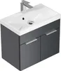 Badmöbel-Set Slimline Lago 2tlg mit Spiegel weiss Produktbild-Vorschau 3