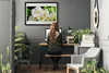 Bild 100x70 MDF-Rahmen Wandkunst Orchideen-Blumen-Natur Produktbild-Vorschau 3