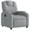 The Living Store Relaxsessel Elektrisch Hellgrau Stoff Produktbild-Vorschau 4