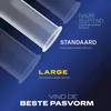 A marketing image showing different sizes of condoms with their nominal widths. Produktbild-Vorschau