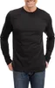 Mivaro Herren Langarmshirt Basic aus 100% Baumwolle – Produktbild-Vorschau 1