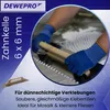 DEWEPRO Schweizer Glättekelle mit Zahnung 6x6 mm Modell Produktbild-Vorschau 2