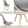 Chaises de salle à manger FRÉDÉRIQUE style scandinave - Voir les images du produit 5