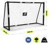 Fußballtor 240 x 160 cm, stabiles Stahlgestell schwarz, Produktbild-Vorschau 8