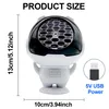 LED Weihnachten Schneeflocke Projektor USB Projektorlampe Produktbild-Vorschau 6