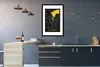 MuchoWow® Gerahmtes Poster Flensburg - Gold - Stadtplan - Produktbild-Vorschau 5