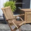 Teakholz Garten-/Klappsessel - bene living - mit Armlehnen Produktbild-Vorschau 11