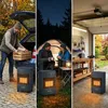 Ogrzewacz gazowy Relaxdays, 3 płyty ceramiczne, 1500-4200 Podgląd zdjęcia produktu 6