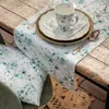 Tischläufer Baumwolle 40cm x 1,5m mit Eukalyptus Motiv Grün Produktbild-Vorschau 2