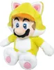 A plush toy of Mario in a cat costume is sitting down. Podgląd zdjęcia produktu