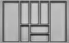 ORGA-BOX II Besteckeinsatz Tiefe 462 mm, Höhe 50,5 mm für Produktbild-Vorschau 1