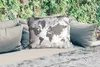 MuchoWow® Outdoor Kissen - Weltkarte - Blumen - Holz - Produktbild-Vorschau 2