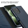 Étui en cuir véritable Selencia pour OnePlus 15R - Bleu Voir les images du produit 4