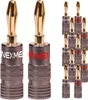 Bananenstecker 4mm schraubbar 12x Stecker vergoldet NEXMEX Produktbild-Vorschau 1