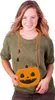 Borsa Zucca Halloween Arancione 20 cm Borsa Creativa Zucca Anteprima dell’immagine prodotto 6